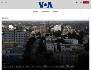 voasomali.com screenshot
