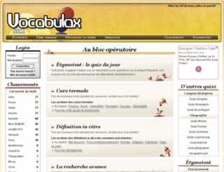 vocabulax.com screenshot