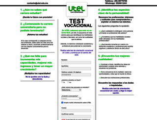 vocacional.utel.edu.mx screenshot