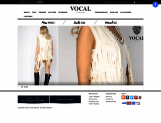 vocalapparel.com screenshot