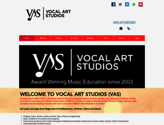 vocalartstudios.com screenshot
