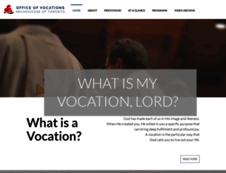 vocationstoronto.ca screenshot