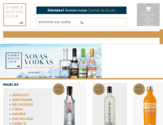 vodkasocialclub.com.br screenshot