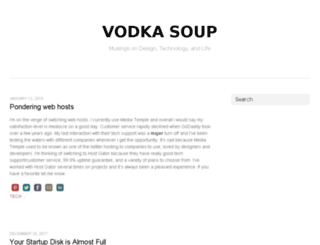 vodkasoup.com screenshot