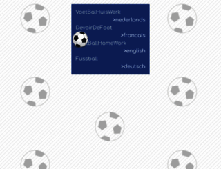 voetbalhuiswerk.be screenshot