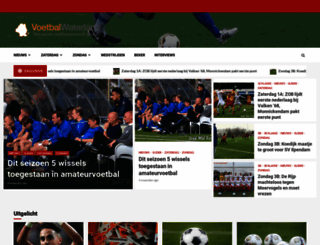 voetbalwaterland.nl screenshot