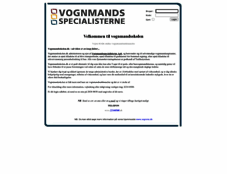 vognmandsskolen.dk screenshot