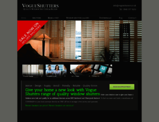 vogueshutters.co.uk screenshot