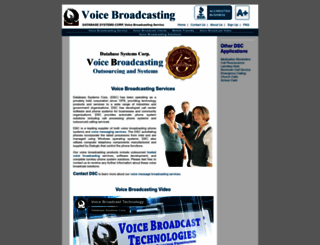 voice-broadcasting-service.com screenshot