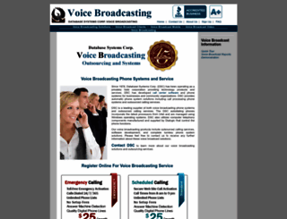 voice-broadcasting-solutions.com screenshot