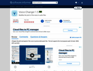 voice-changer.informer.com screenshot