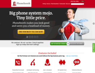 voice.phonebooth.com screenshot