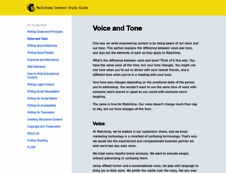 voiceandtone.com screenshot