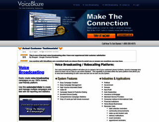 voiceblaze.com screenshot