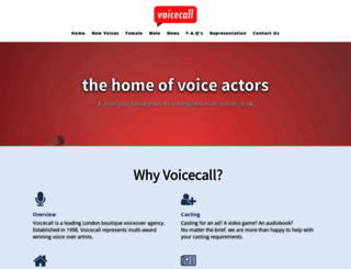 voicecall-online.co.uk screenshot