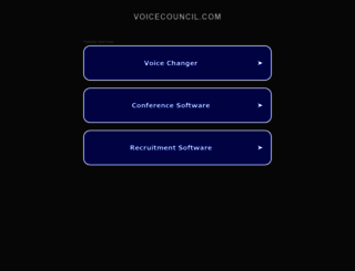 voicecouncil.com screenshot