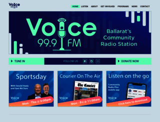 voicefm.com.au screenshot