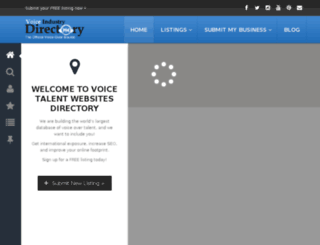 voiceindustrydirectory.com screenshot