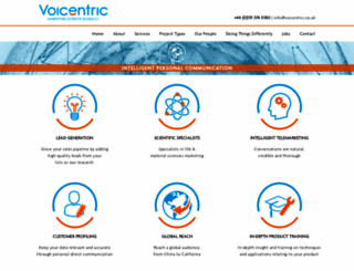 voicentric.co.uk screenshot