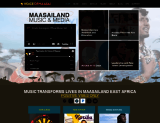 voiceofmaasai.com screenshot