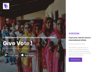 voiceonapp.com screenshot