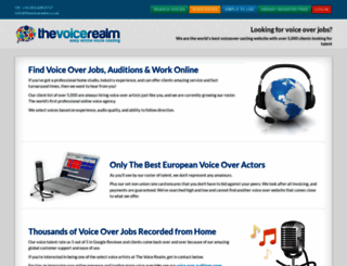 voiceoverjobsonline.co.uk screenshot