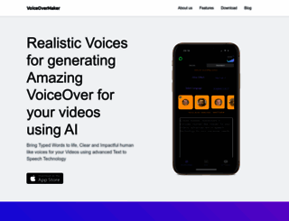voiceovermaker.com screenshot