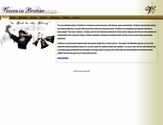 voicesinbronze.com screenshot