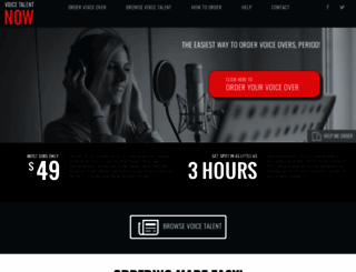 voicetalentnow.com screenshot