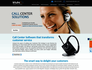voip4callcenters.com screenshot