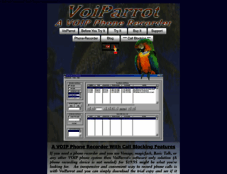 voiparrot.com screenshot