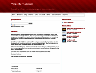voipinternational.webs.com screenshot