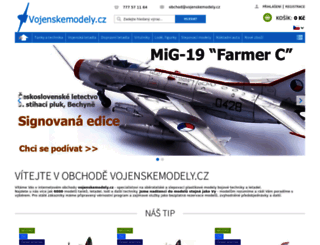 vojenskemodely.cz screenshot