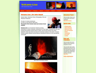 volcanolive.com screenshot