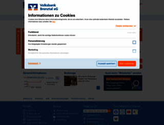volksbank-brenztal.de screenshot