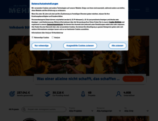 volksbank-buehl.viele-schaffen-mehr.de screenshot