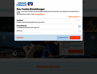 volksbank-freiburg.de screenshot