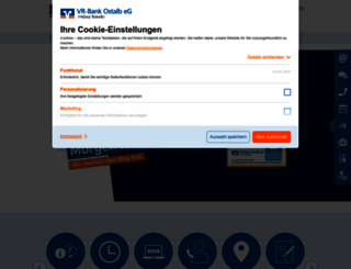 volksbank-gmuend.de screenshot