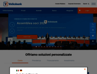 volksbank.it screenshot