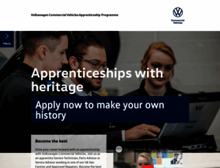 volkswagencv-apprenticeships.co.uk screenshot