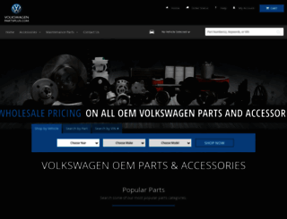 volkswagenpartsplus.com screenshot