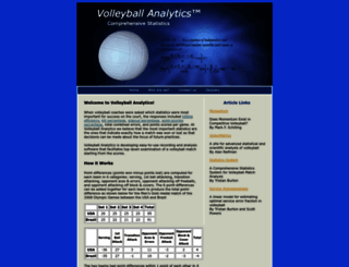 volleyballanalytics.net screenshot