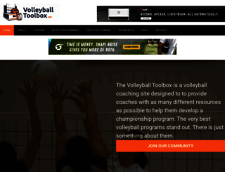 volleyballtoolbox.net screenshot
