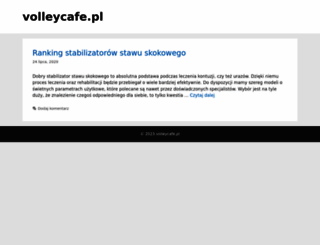 volleycafe.pl screenshot