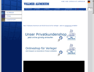 vollmer-online.com screenshot