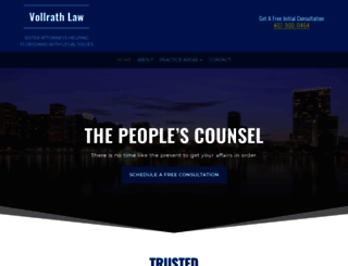 vollrath-law.com screenshot