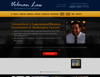 volmanlaw.com screenshot