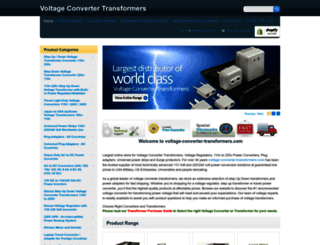 voltage-converter-transformers.com screenshot