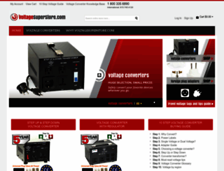 voltagesuperstore.com screenshot