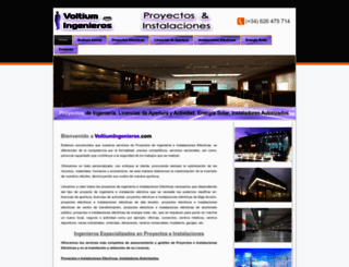 voltiumingenieros.com screenshot